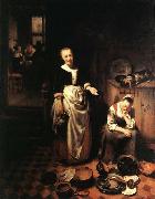 MAES, Nicolaes The Idle Servant oil on canvas